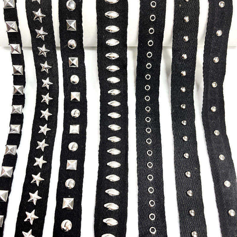 棉带定钉铆钉织带装饰边手工DIY服饰辅料外套帽子箱包装饰边窗帘,淘宝优惠券,粉丝福利购,淘宝优惠卷