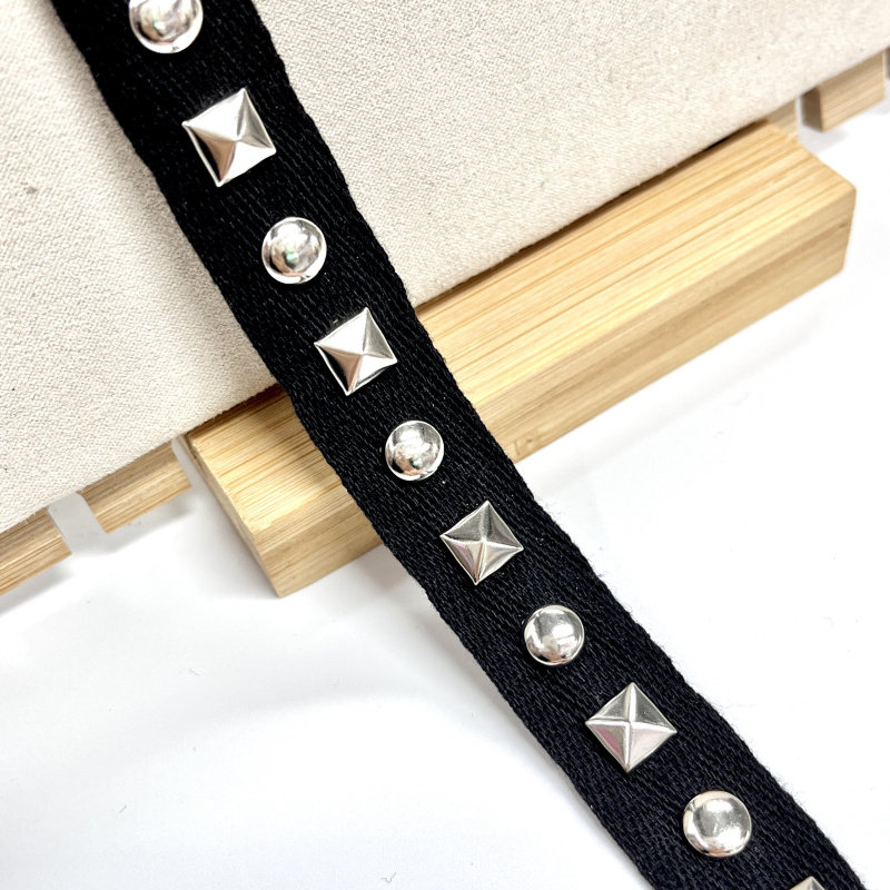 棉带定钉铆钉织带装饰边手工DIY服饰辅料外套帽子箱包装饰边窗帘,淘宝优惠券,粉丝福利购,淘宝优惠卷