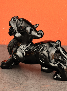 天然石材貔貅摆件招财镇宅风水