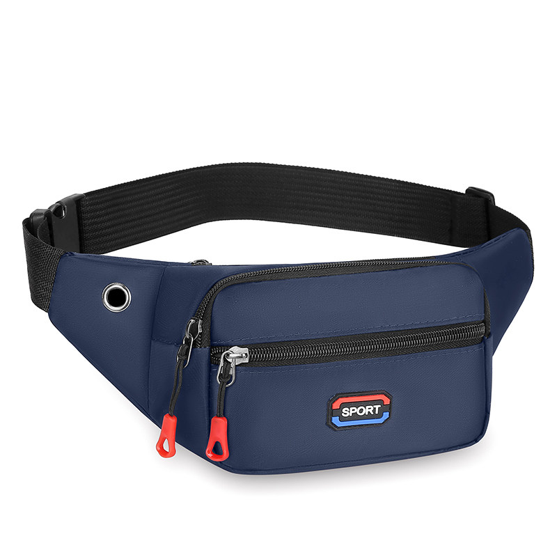 Japanese and Korean multi-function thickened wear-resistant work sports waterproof cashier bag for women outdoor waist bag for men and women running mobile phone bag