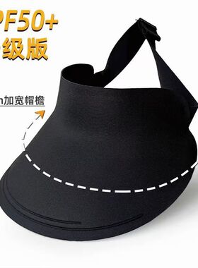 空顶晒帽女款紫外线遮脸口罩面罩