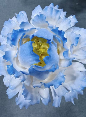 陶瓷手工永生花束仿真牡丹花