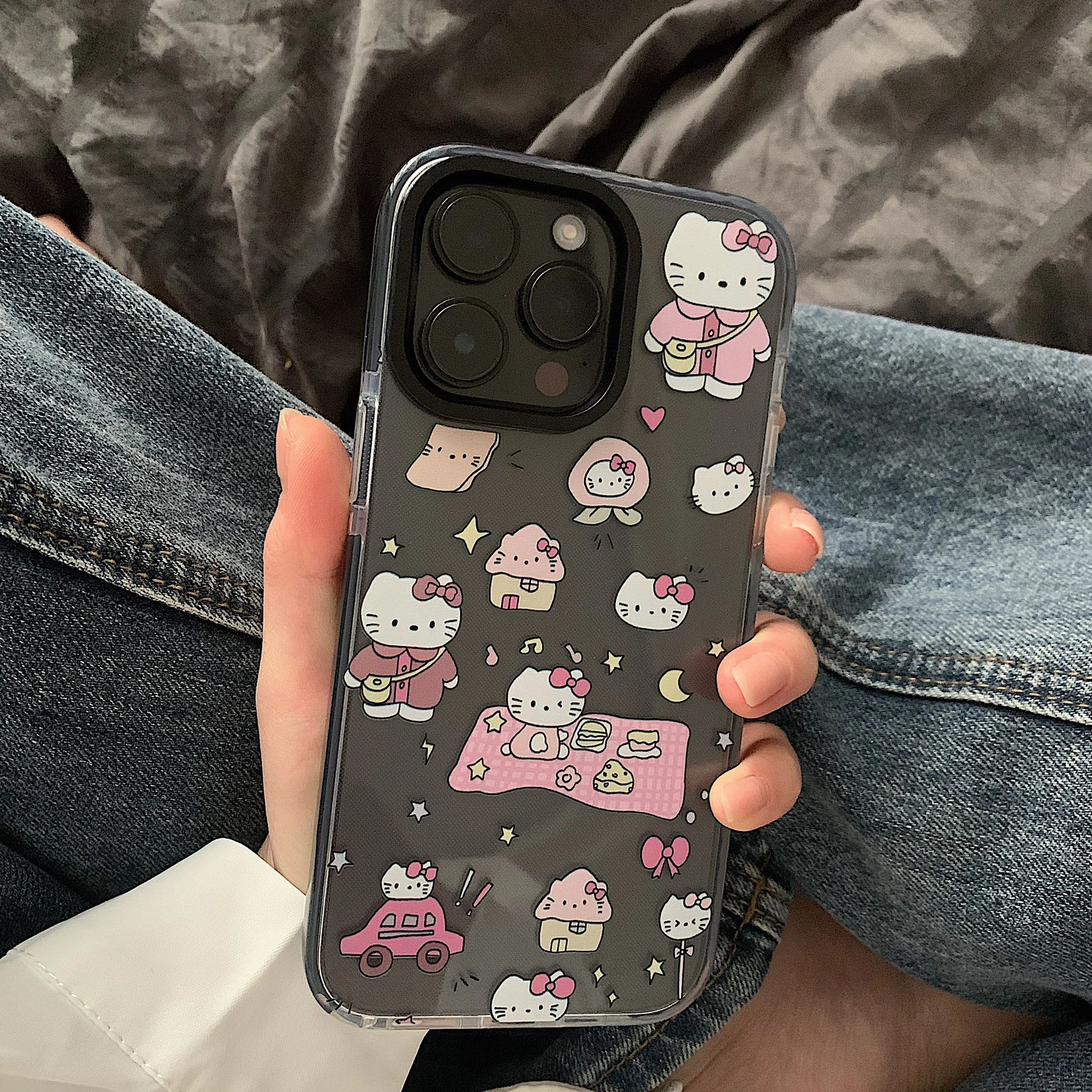 小红书爆款ins风卡通hellokitty手机壳适用苹果14promax软壳13全包xs透明iphone12可爱 - 图3
