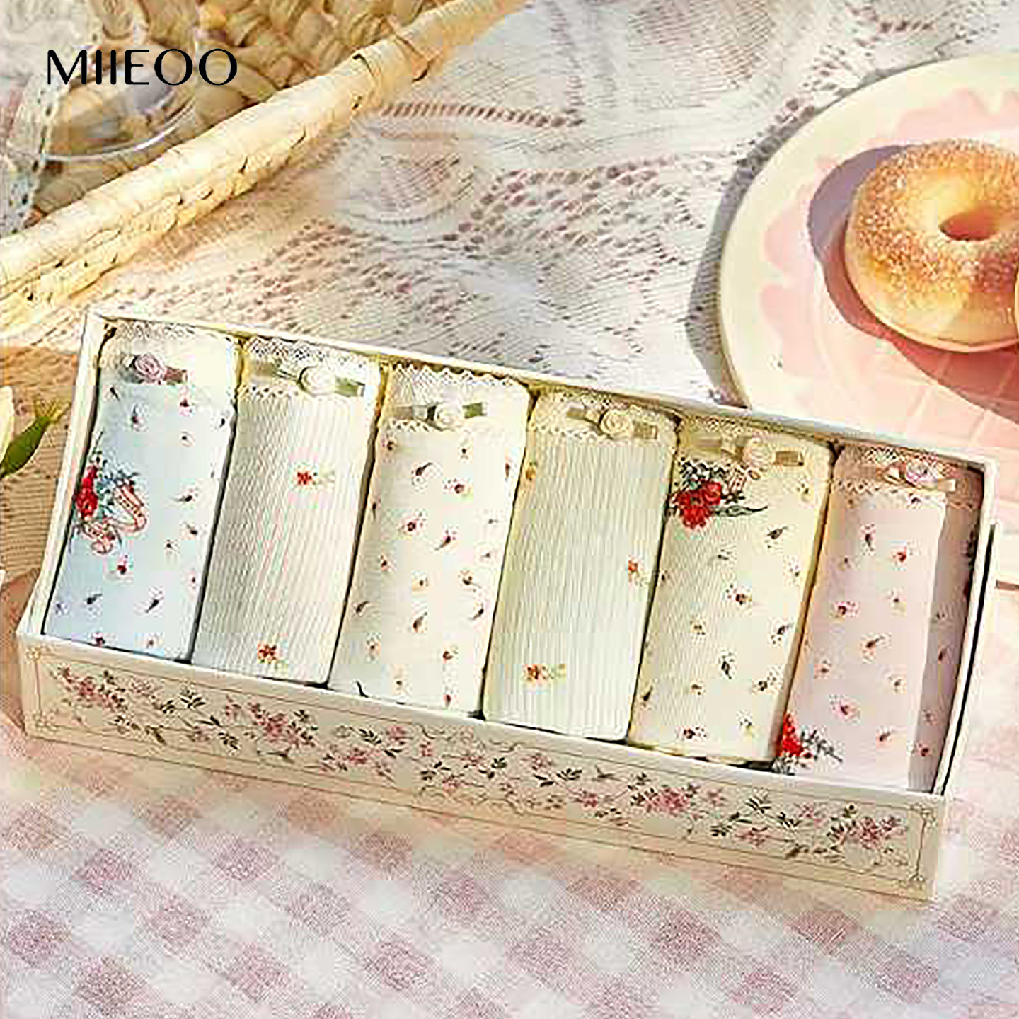 秘语内裤女中高腰无痕包臀蕾丝边透气薄款抗菌2026新款印花平角裤,淘宝优惠券,粉丝福利购,淘宝优惠卷