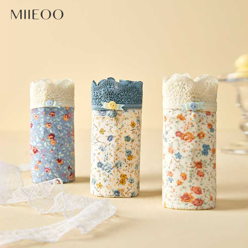 秘语碎花纯棉裆内裤女士薄款蕾丝边中腰性感包臀高开叉女生三角裤,淘宝优惠券,粉丝福利购,淘宝优惠卷