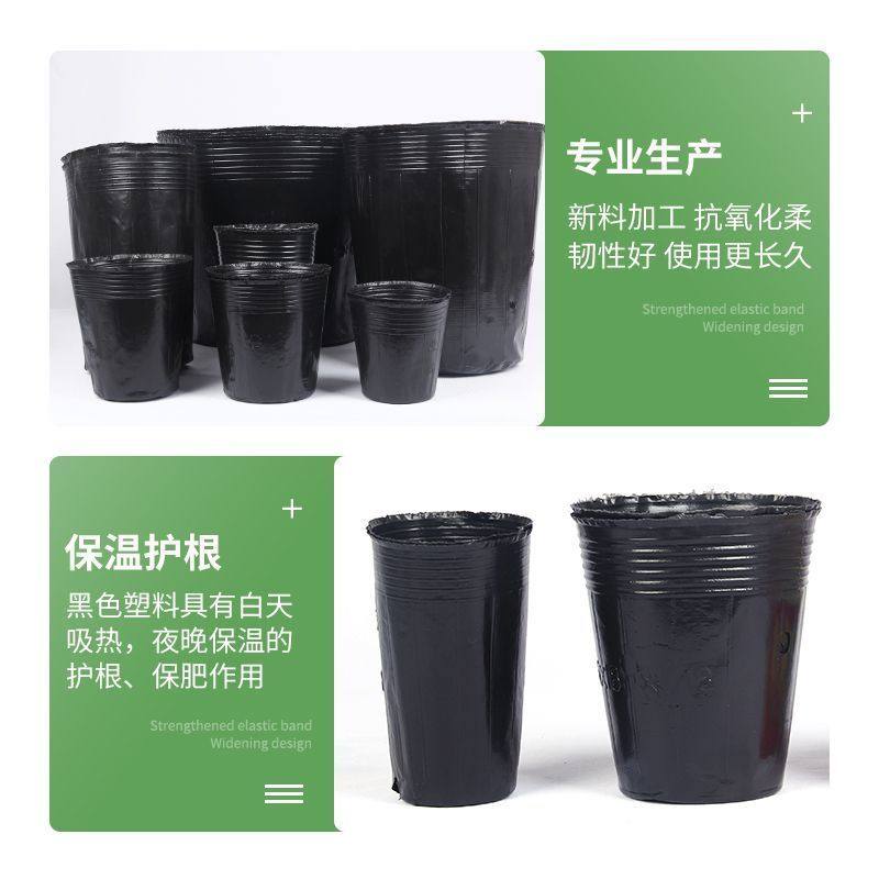 营养育苗杯塑料小碗一次性花盆黑色种植营养袋育苗袋育苗盆营养钵,淘宝优惠券,粉丝福利购,淘宝优惠卷