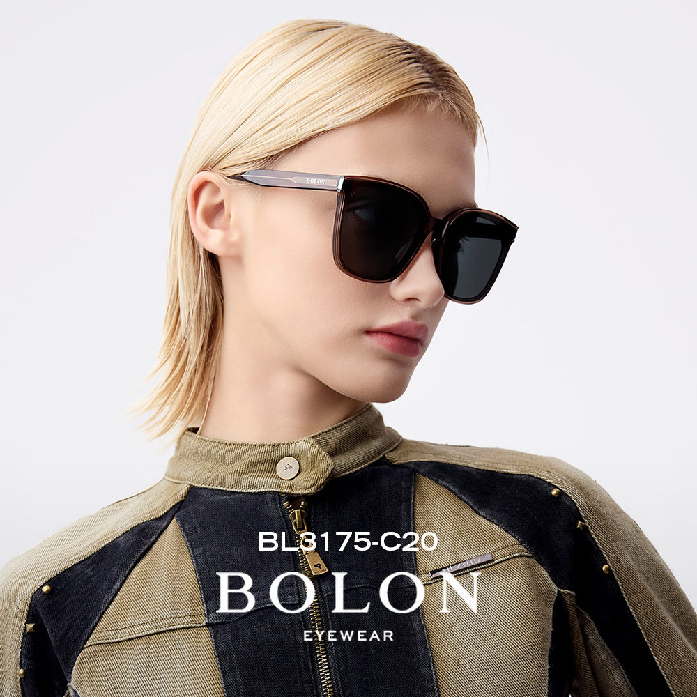 BOLON暴龙眼镜2024新品板材太阳镜防晒偏光镜个性墨镜男女BL3175 - 图0