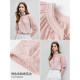 ເສື້ອ KBNE Lyocell ເສື້ອຢືດ lace chiffon ແບບເອີຣົບຂອງແມ່ຍິງລະດູຮ້ອນປີ 2025 ເສື້ອ linen ສັ້ນແຂນສັ້ນ