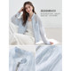 KBNE blue top women's acetate casual sun protection coat shirt 2025 summer new thin coat linen shirt