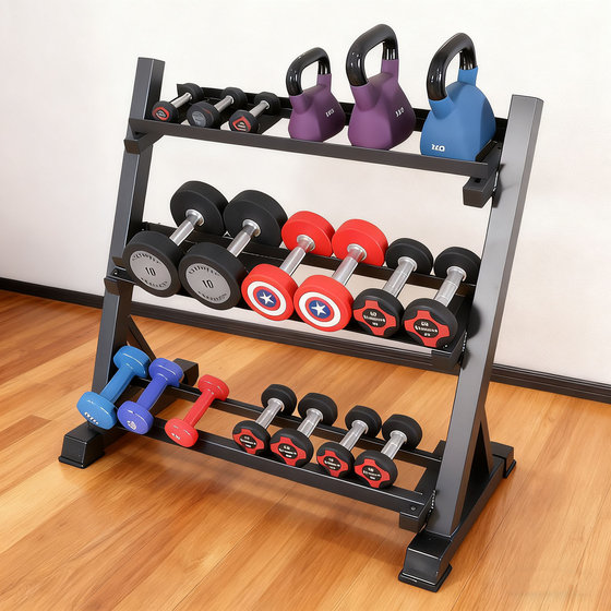Dumbbell rack, barbell plate storage rack, gym rack, personal training gadget equipment, sports equipment storage rack
