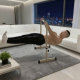 Adjustable super stable and extended base fitness parallel bars