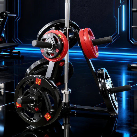Niuren barbell plate dumbbell plate barbell bar storage rack