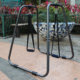 Indoor conjoined parallel bars prisoners' flexion, extension and stretching braces