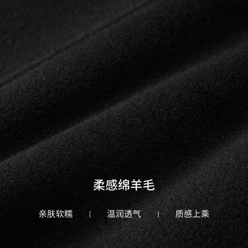 【羊毛】Lakoradior拉珂蒂时尚通勤女秋冬新款珍珠扣系带毛呢大衣,淘宝优惠券,粉丝福利购,淘宝优惠卷