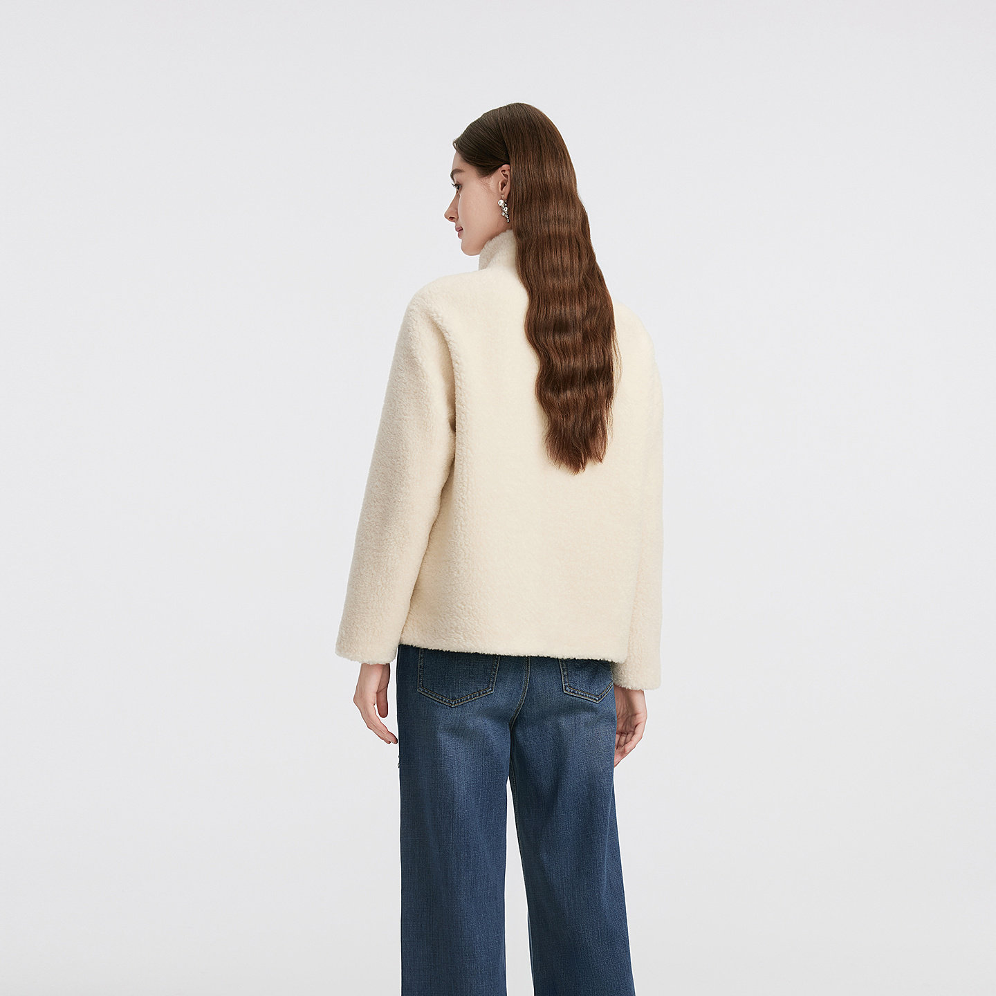 【羊毛】La Koradior拉珂蒂减龄秋冬新款气质立领通勤短款外套女,淘宝优惠券,粉丝福利购,淘宝优惠卷