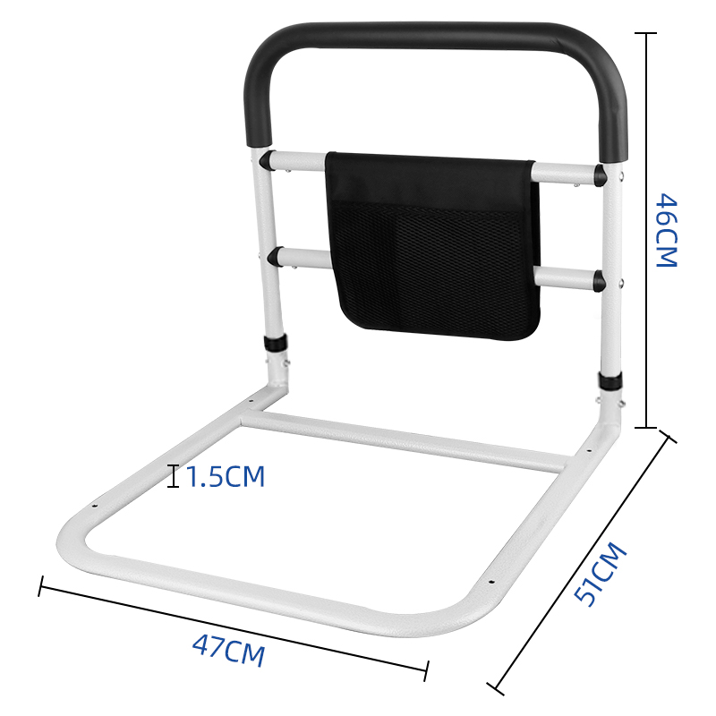 老人起床辅助器床边扶手老年人家用床上栏杆助力架起身器护栏防摔 - 图3