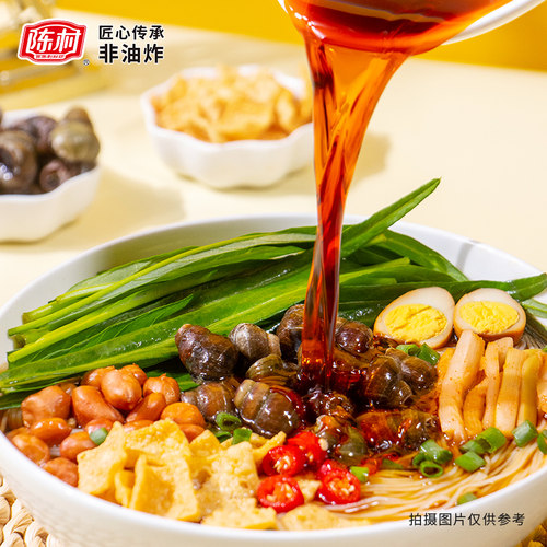 陈村螺蛳粉6杯*120g速食整箱广东米粉非油炸方便粉丝冲泡面酸辣粉 - 图3