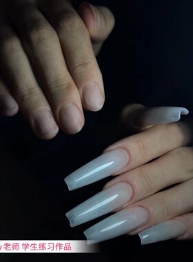 美甲水晶粉透明水晶甲延长美甲