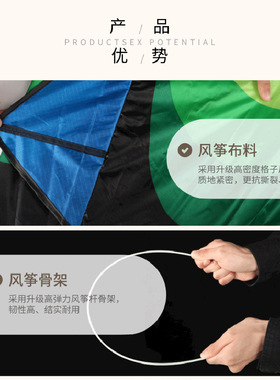 简约草原风筝带线大人小孩通用