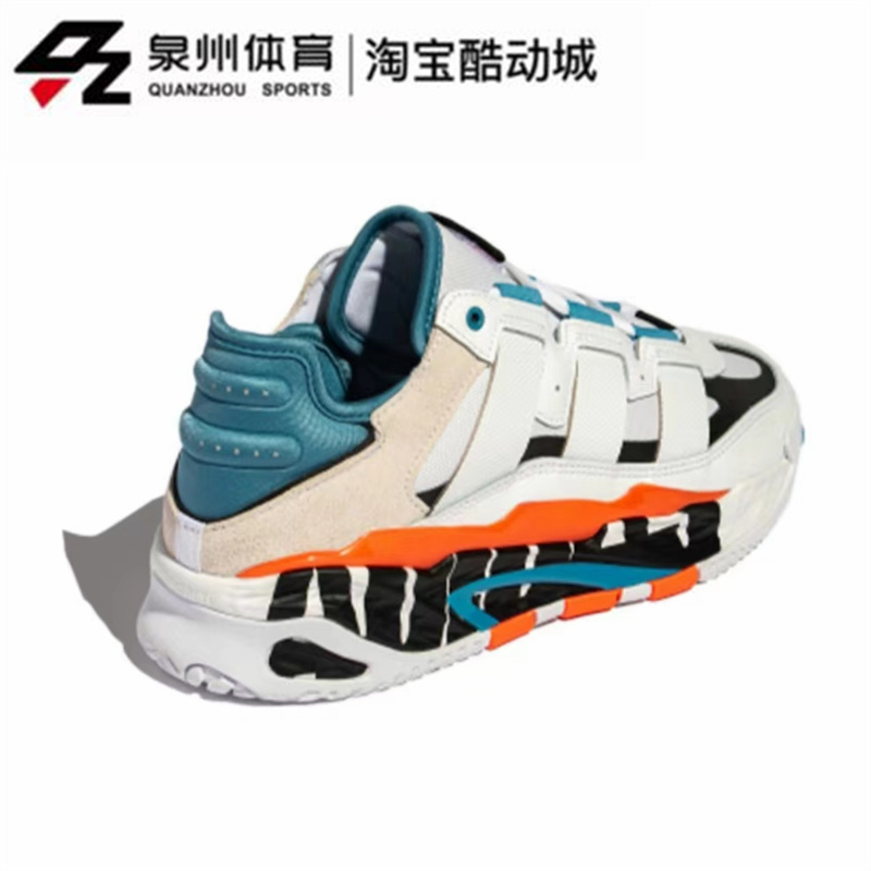 Adidas/阿迪达斯三叶草NITEBALL 男女运动老爹鞋  FX7642 FX7644 - 图1