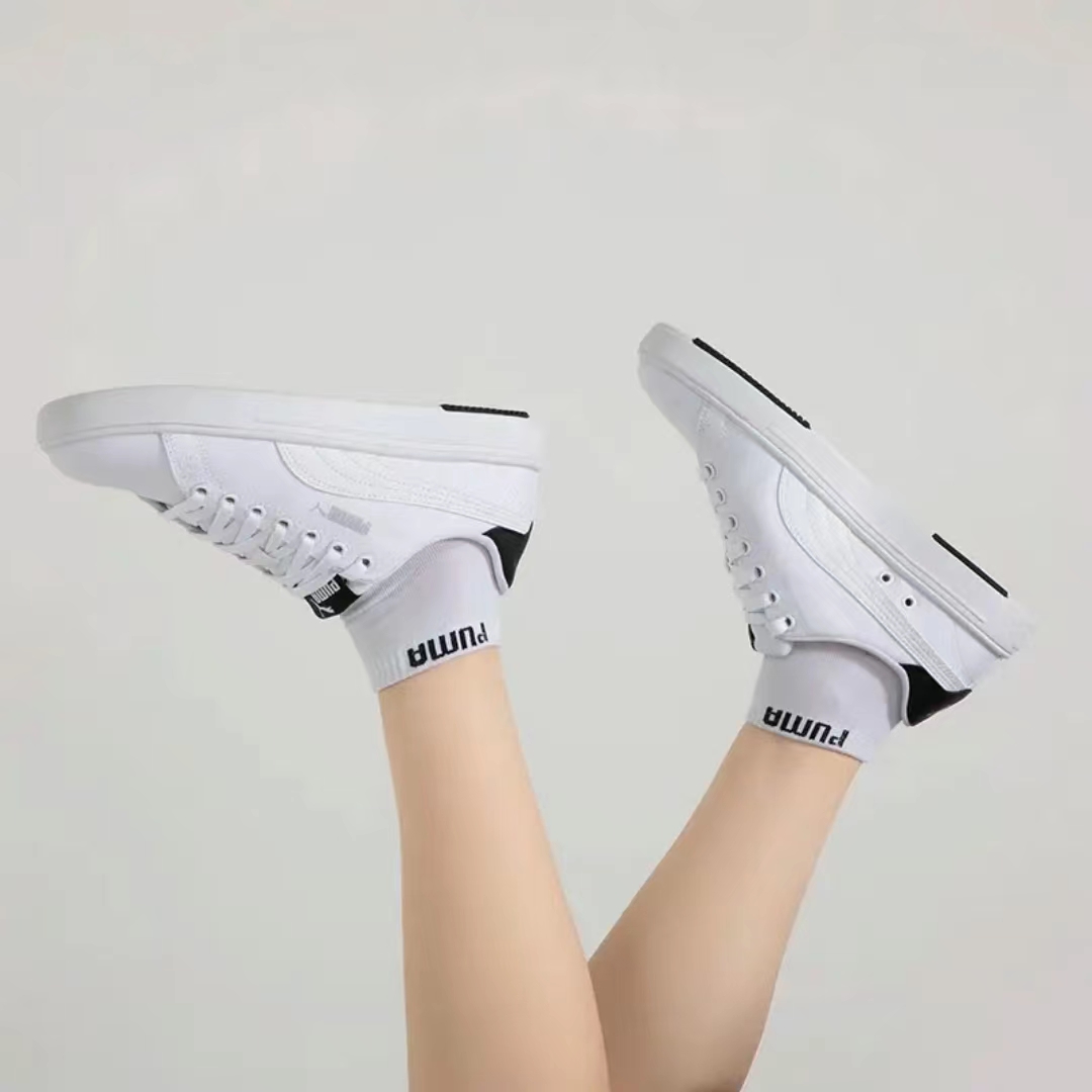 Puma/彪马Serve Pro Lite Cv男女防滑轻便舒适低帮板鞋 375753-01 - 图0