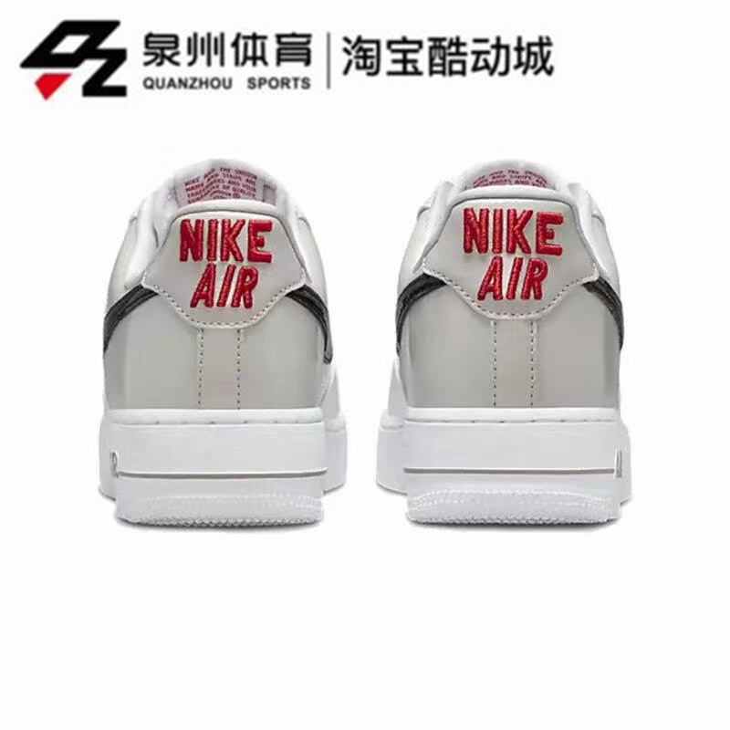 Nike/耐克Air Force1 LowAF1女子空军一号低帮休闲板鞋DQ7570-001 - 图0