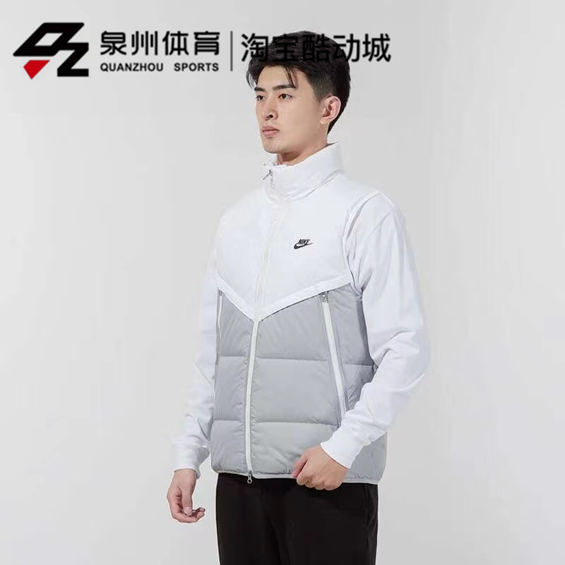 Nike/耐克男子羽绒马甲运动休闲保暖夹克外套背心 DD6818-010-100-图1