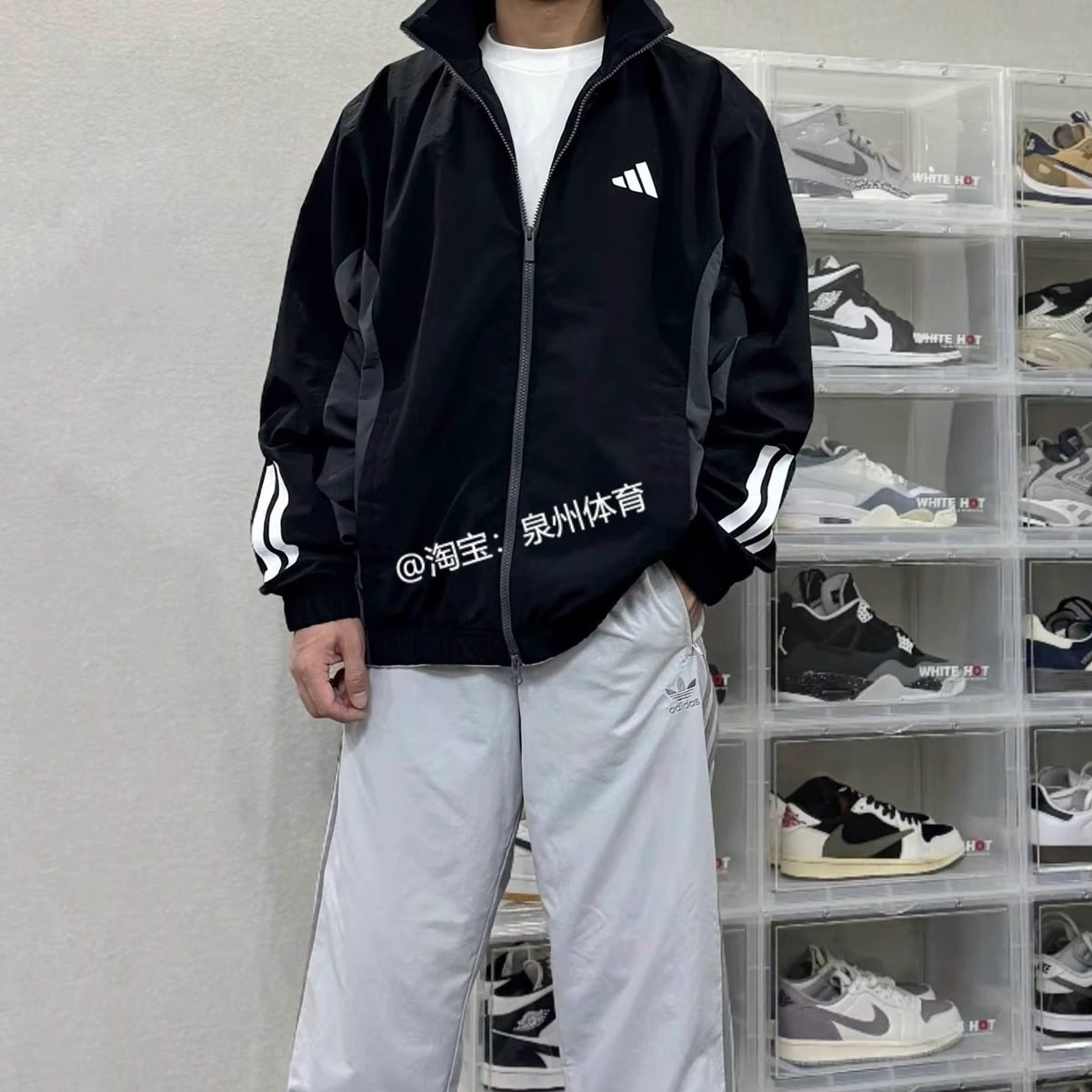 adidas阿迪达斯男子宽松防风夹克外套 KC3920KC3921KC3922IW0427,淘宝优惠券,粉丝福利购,淘宝优惠卷