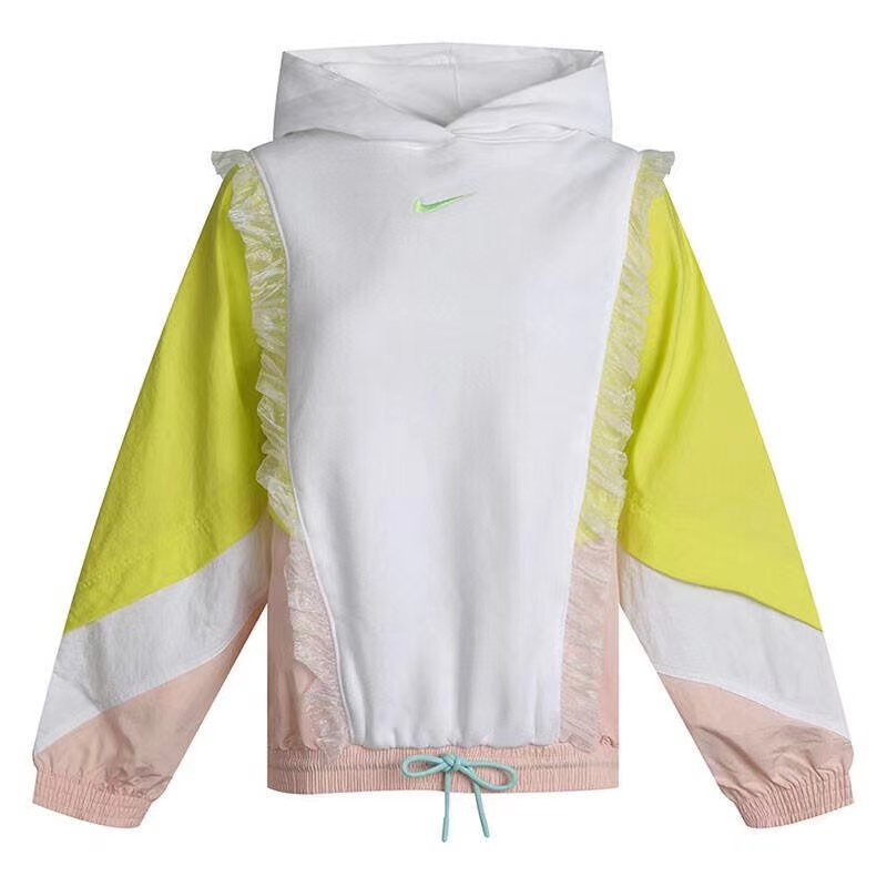 Nike/耐克女子运动休闲服宽松加绒连帽套头衫卫衣 DH1371-107-626