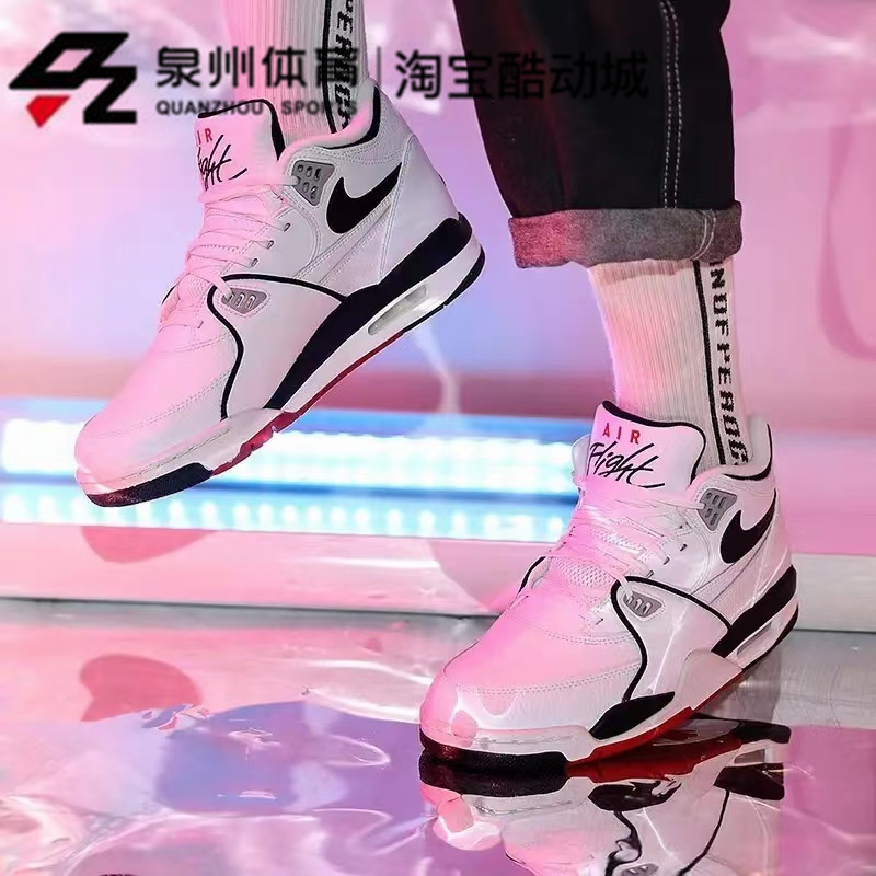 NIKE/耐克 Air Flight 89男子AJ4气垫缓震实战篮球鞋 DB5918-100-图1