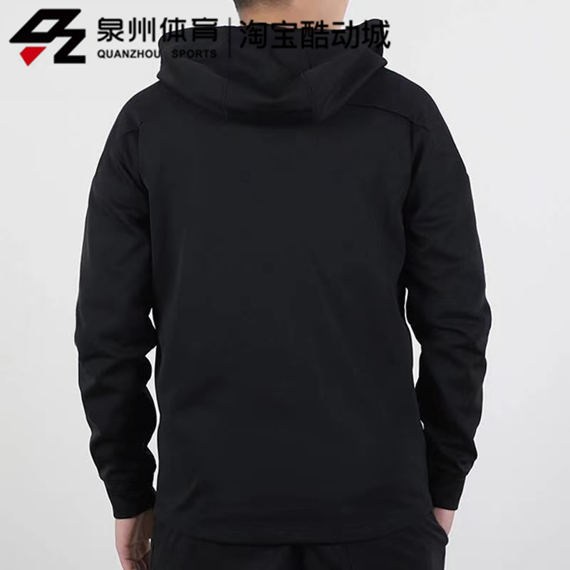 Nike/耐克男子运动休闲跑步加绒连帽夹克防风外套 CU7359-010-068-图0