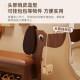 Solid wood puppy shoe-changing stool for home use at the door, seatable and retractable