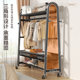 Floor-standing coat rack for home storage and hanging clothes rack