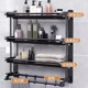 Bathroom bathroom storage rack wall mounted towel rack