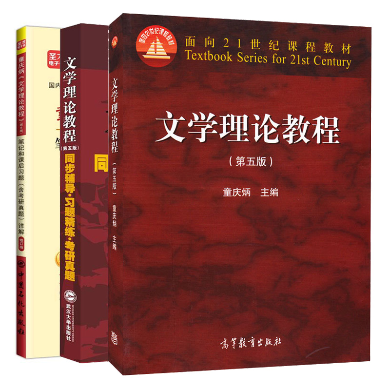 童庆炳 文学理论教程 第五版5版+笔记和课后习题含考研真题详解修订版+文学理论教程第五版 同步辅导 习题炼 考研真题 3本图书籍 - 图3