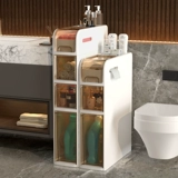 Крайня для хранения в ванной комнате для хранения туалета для хранения ванной комнаты небольшие тележки для хранения рамы приземления зазор