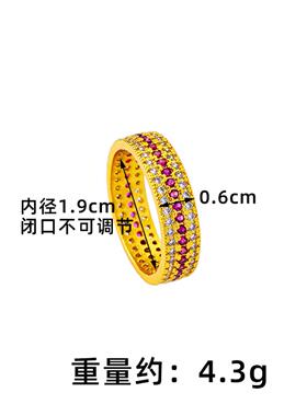越南沙金镶锆饰品套装女款