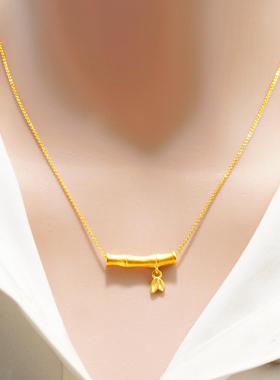 古法串珠手链竹节磨砂女饰