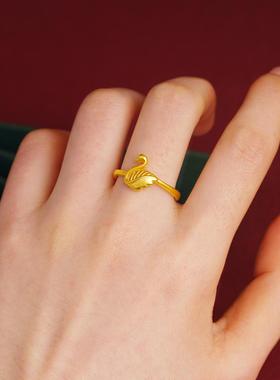 沙金天鹅套装女款时尚饰品