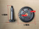 Zongshen Loncin tricycle basin angle gear ຂະຫນາດກາງສູງແລະຄວາມໄວຕ່ໍາເກຍ basin angle gear basin angle gear rear axle assembly