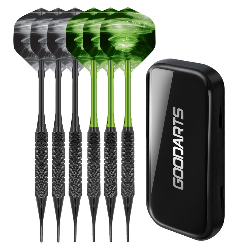 飞镖6支套装软式安全飞镖针darts电子头飞镖盒子练手清仓款 - 图1