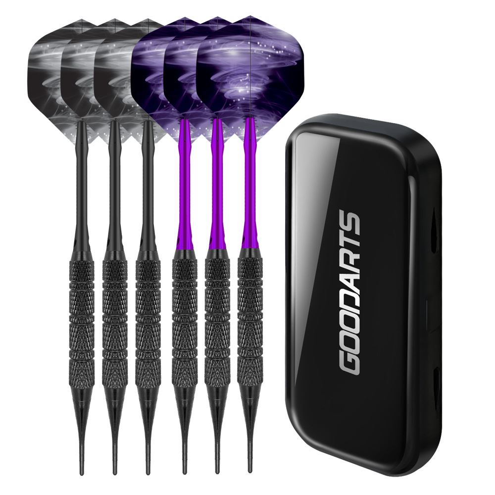 飞镖6支套装软式安全飞镖针darts电子头飞镖盒子练手清仓款 - 图2