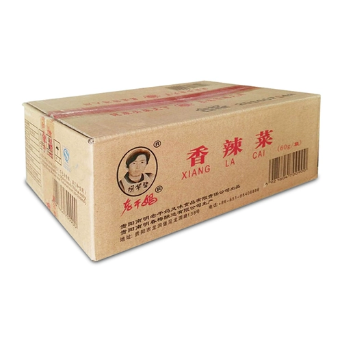 Пожилая мама Тао Хуаби, пряные овощи, 60 г*100 мешков с ящиками с рисом, гарнир с капой смешанной лапшой и приготовления рыбы