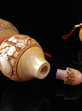 桃木葫芦挂件家居客厅办公室摆件