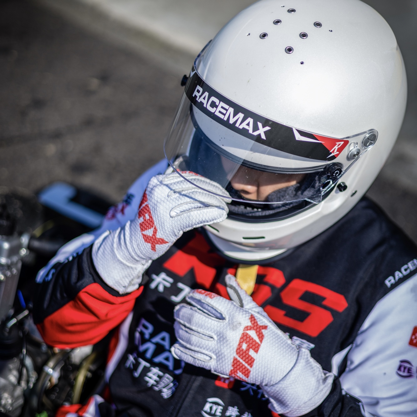 RACEMAX GR3房车卡丁车赛车头盔 FIA8859 SNELL SA2020认证 - 图0