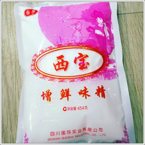 Sichuan Guosha xibao увеличивает свежий моносодий глутамат 454G порошок Guosha Powder MSG Маленькая лапша холодная приправа приправы