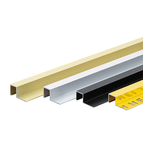 收边条铝合金阳角线转角瓷砖装饰金属墙角收口地板封边压线条新品 - 图3