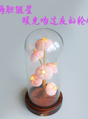 海胆小夜灯七星海胆灯复古小夜灯