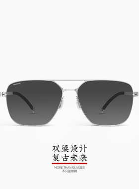 【26新品】木九十飞行员太阳眼镜