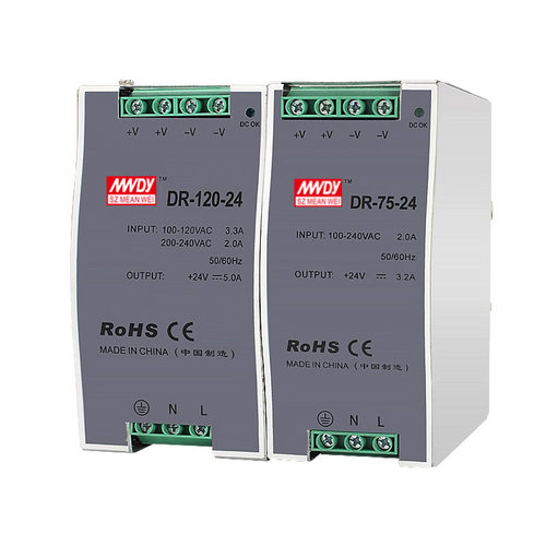 EDR导轨式NDR开关电源24V直流DR-15/30/60/120W变压器DRP-240-24 - 图3